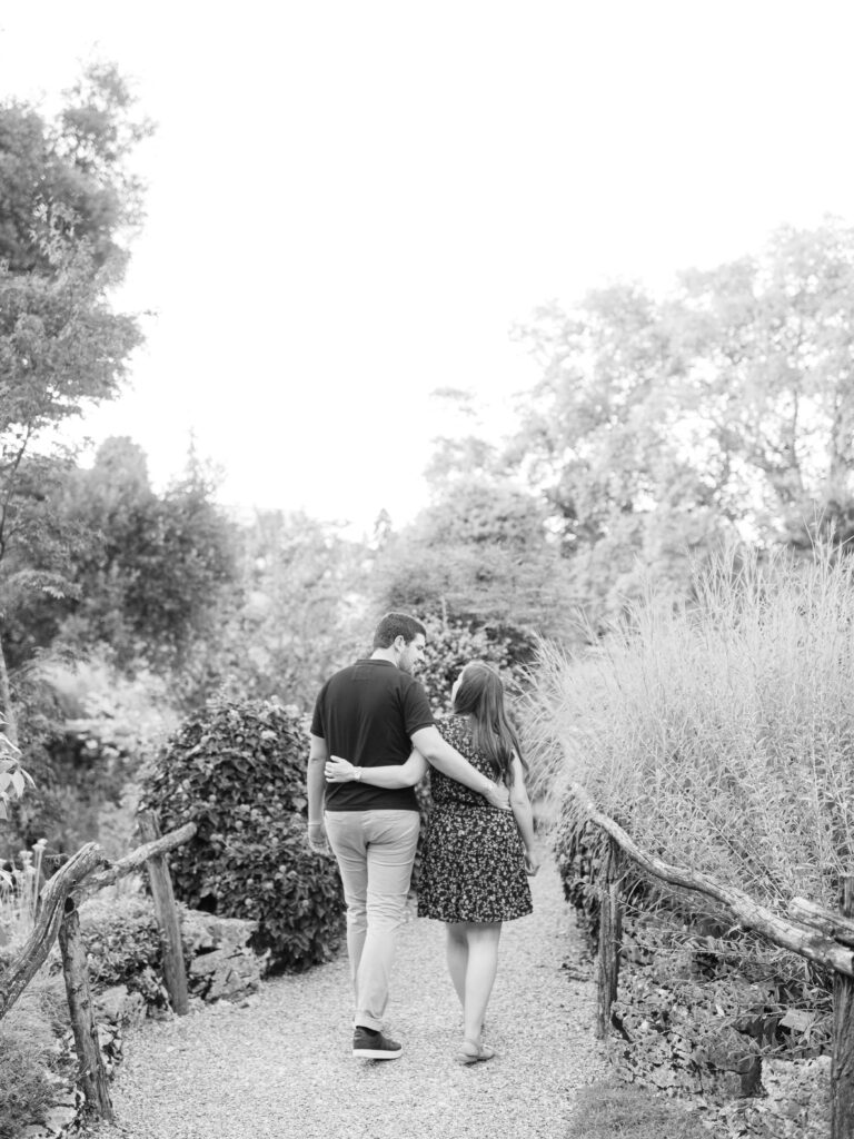 Romantic engagement session by Lake Geneva in Switzerland