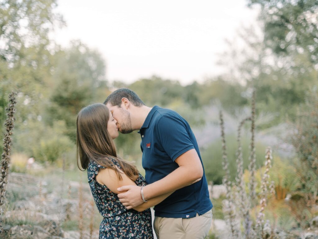 Elegant couple portraits by a Switzerland engagement photographer in Geneva