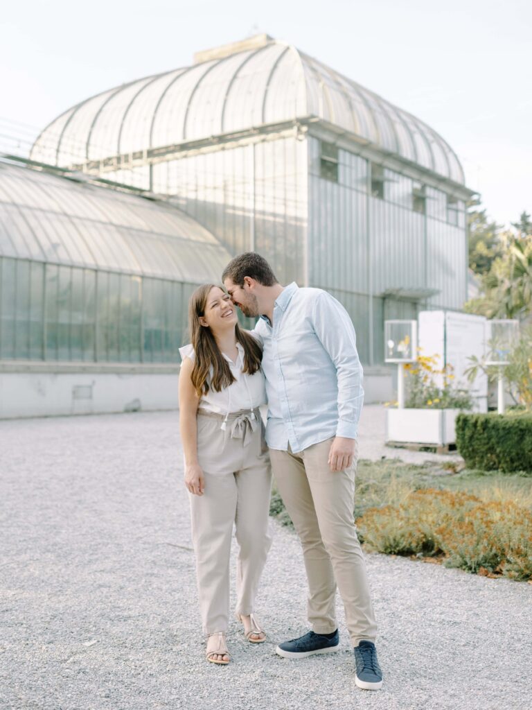 Timeless Switzerland engagement photos by Lake Geneva