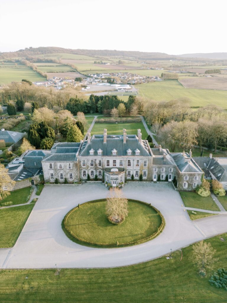 Castle Durrow exterior – luxury Ireland wedding castle