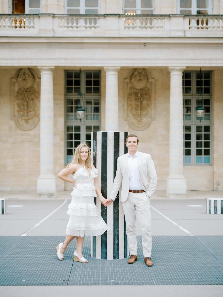 Palais-Royal romantic anniversary photo shoot ideas