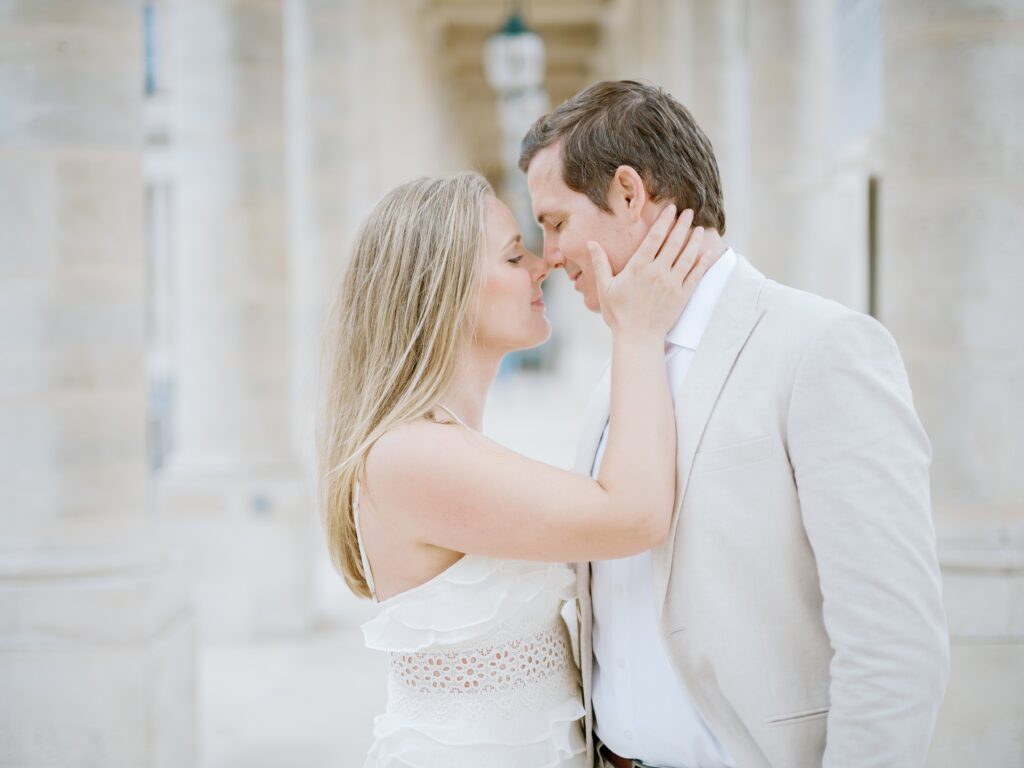 Paris France wedding photographer capturing love at Palais-Royal