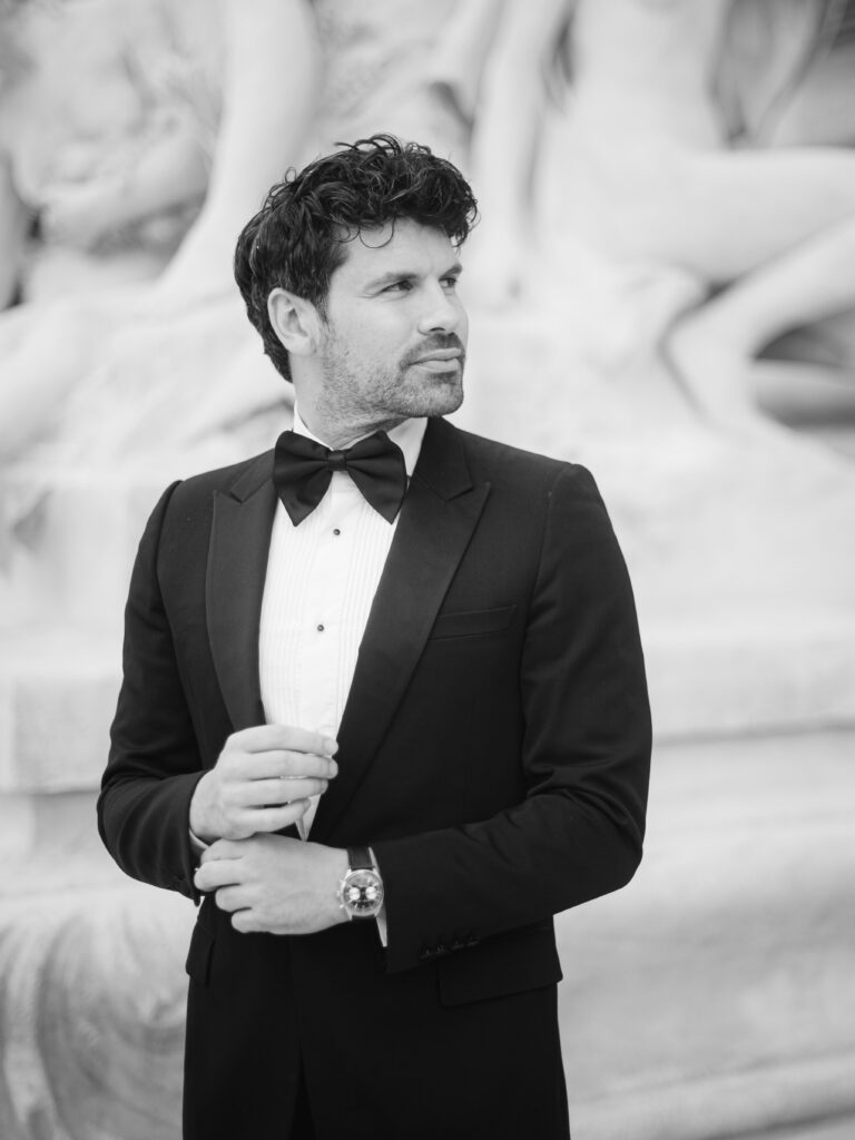 paris wedding photographer timeless black tie wedding paris